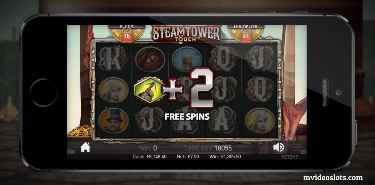 Steam Tower™ Slot Review (NetEnt) | Free Spins Increasing Multiplier