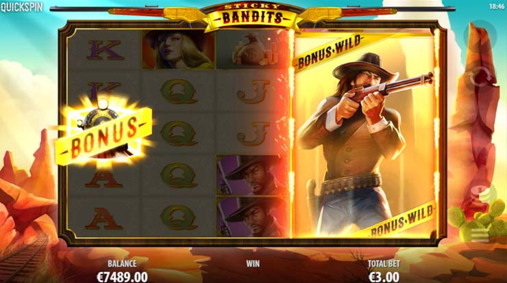 Sticky bandits slot free play