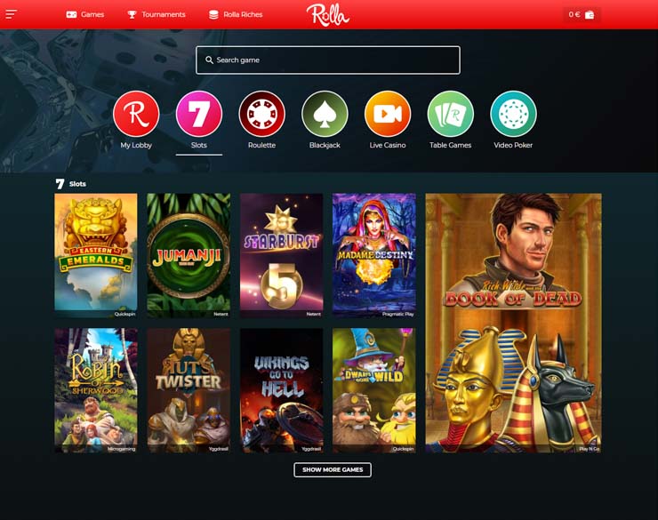 säännelty WinRolla Casino liittymistarjous kampanjabanneri